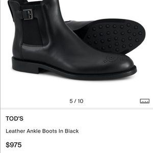 TOD’S 9 1/2 ANKLE BOOTS Limited addition.